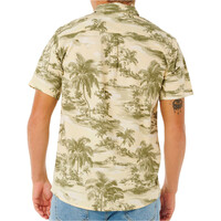 Rip Curl camisa manga corta hombre SESSIONS BLANCO vista trasera
