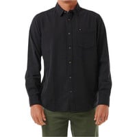 Rip Curl camisa manga larga hombre CLASSIC SURF NEGRO vista frontal
