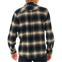 Rip Curl camisa manga larga hombre COUNT FLANNEL NEGRO vista detalle