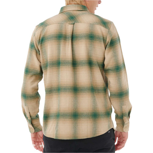 Rip Curl camisa manga larga hombre COUNT FLANNEL VERDE