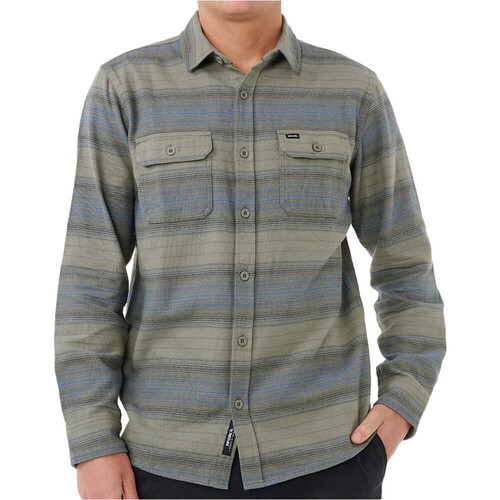 RIP CURL LINE UP FLANNEL verde