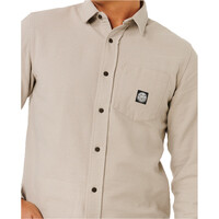 Rip Curl camisa manga larga hombre PREMIUM SURF GRIS vista detalle