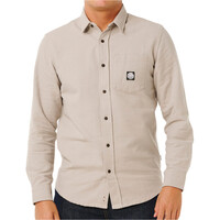 Rip Curl camisa manga larga hombre PREMIUM SURF GRIS vista frontal