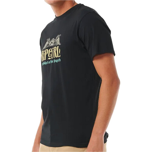 Rip Curl camiseta manga corta hombre HORIZON NEGRO