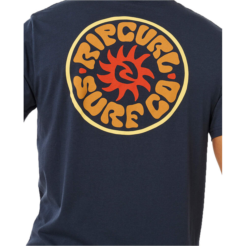 Rip Curl camiseta manga corta hombre PACIFIC RINSE AZUL vista detalle