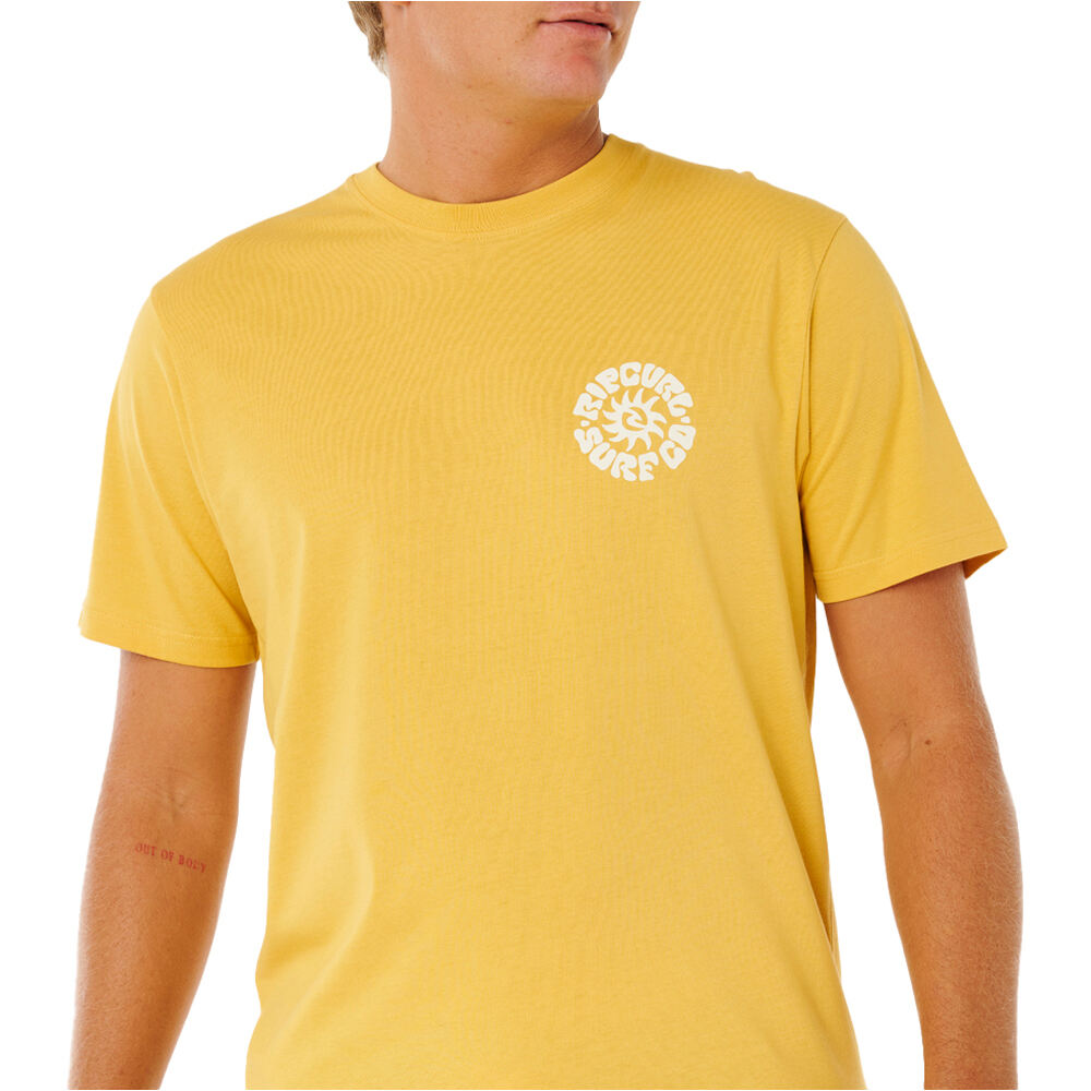 Rip Curl camiseta manga corta hombre PACIFIC RINSE NARANJA vista detalle