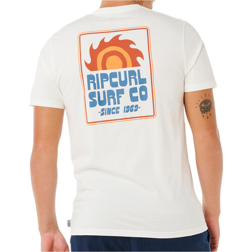 Rip Curl camiseta manga corta hombre PACIFIC RINSE SUNRISE BLANCO