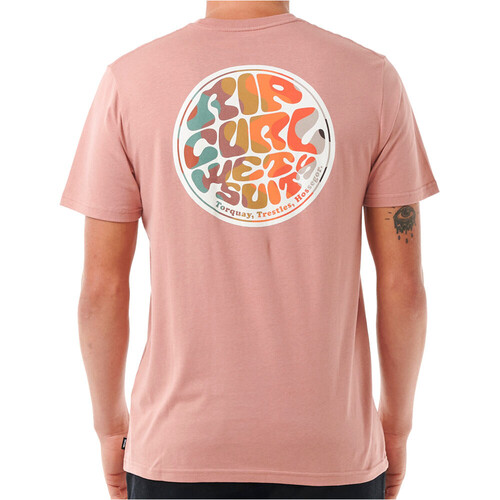 Rip Curl camiseta manga corta hombre PASSAGE ROSA