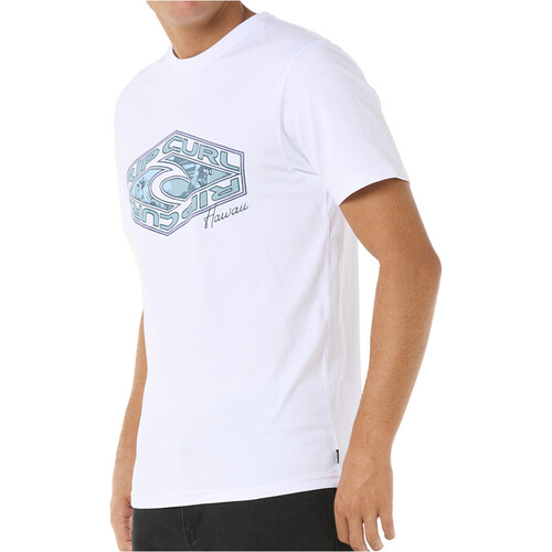 Rip Curl camiseta manga corta hombre REFILL BLANCO