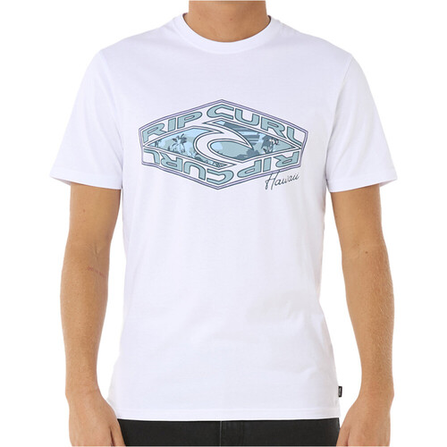 Rip Curl camiseta manga corta hombre REFILL BLANCO