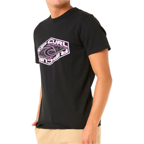 Rip Curl camiseta manga corta hombre REFILL NEGRO