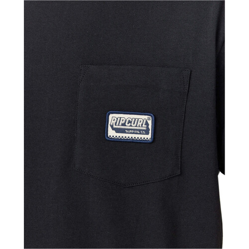Rip Curl camiseta manga corta hombre SPORTLINE BADGE NEGRO
