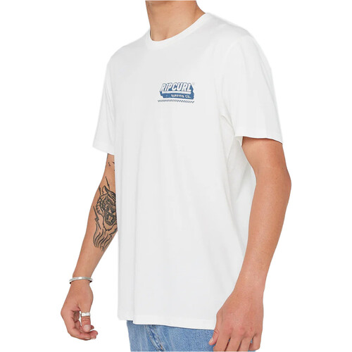 Rip Curl camiseta manga corta hombre SPORTLINE F&B BLANCO
