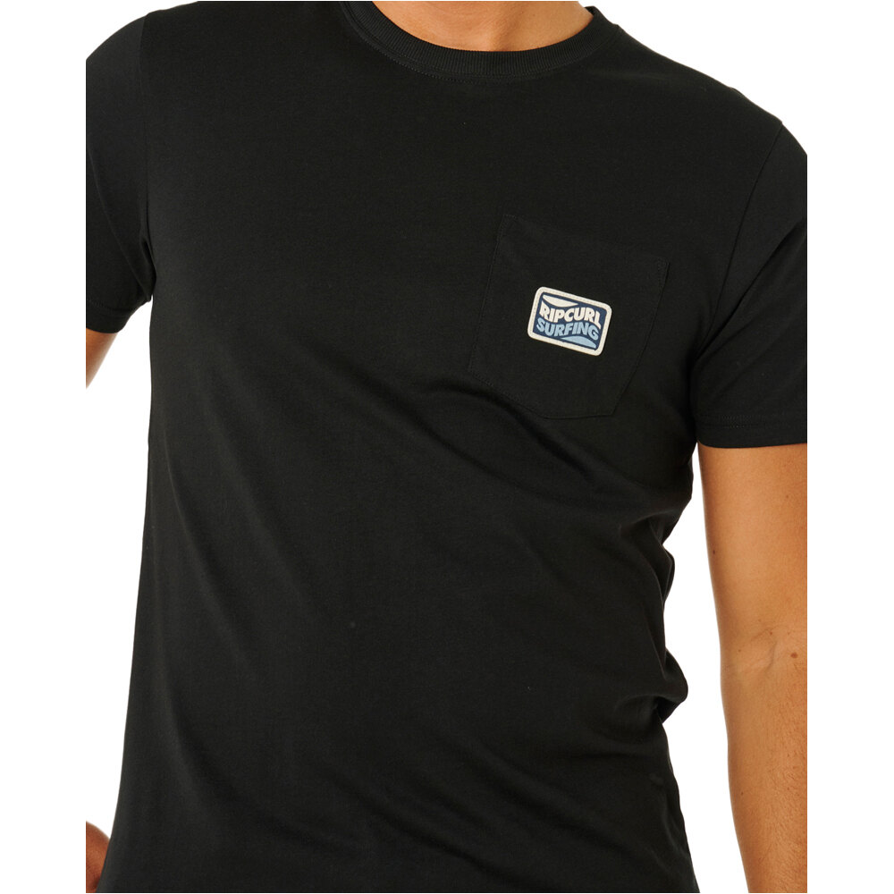 Rip Curl camiseta manga corta hombre STREAMLINE NEGRO 03