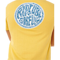 Rip Curl camiseta manga corta hombre STREAMLINE PASS NARANJA vista detalle