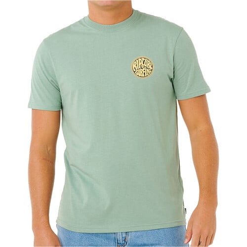 Rip Curl camiseta manga corta hombre STREAMLINE VERDE