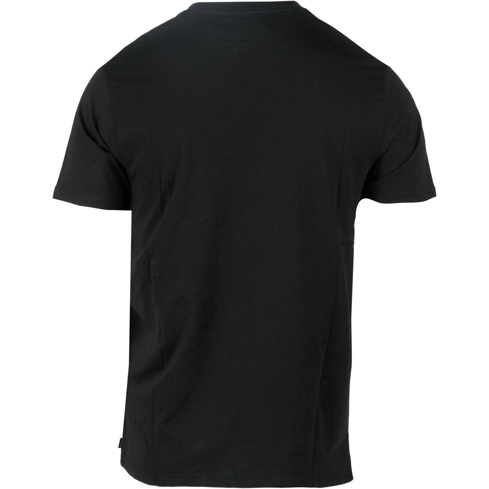 Rip Curl camiseta manga corta hombre SUNRIP NEGRO vista trasera