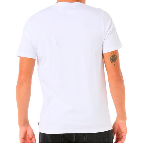 Rip Curl camiseta manga corta hombre WETTIE ICON BLANCO