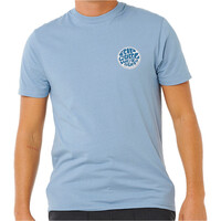 Rip Curl camiseta manga corta hombre WETTIE PASSAGE ICON AZUL vista frontal