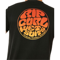 Rip Curl camiseta manga corta hombre WETTIE PASSAGE ICON NEGRO 03
