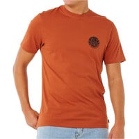 Rip Curl camiseta manga corta hombre WETTIE PASSAGE ICON VERDE vista frontal