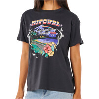 Rip Curl camiseta manga corta mujer PACIFIC RIDER NEGRO vista detalle