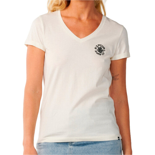 Rip Curl camiseta manga corta mujer PARTY WAVE BLANCO