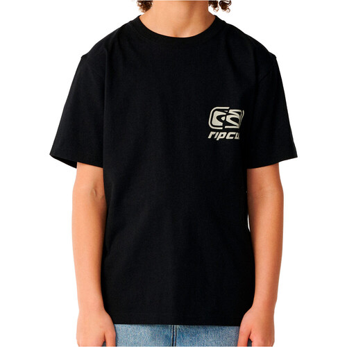 Rip Curl camiseta manga corta niño ARCHIVE RIPPED NEGRO