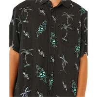 Rip Curl camiseta manga corta niño ETERNAL SHRED NEGRO vista detalle
