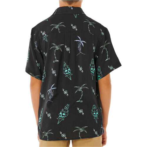 Rip Curl camiseta manga corta niño ETERNAL SHRED NEGRO