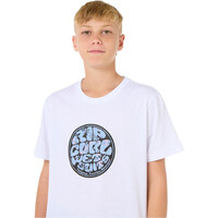 Rip Curl camiseta manga corta niño FILGREESS BLANCO vista detalle