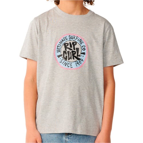 RIP CURL STREAMLINE CIRCLE LOGO gris