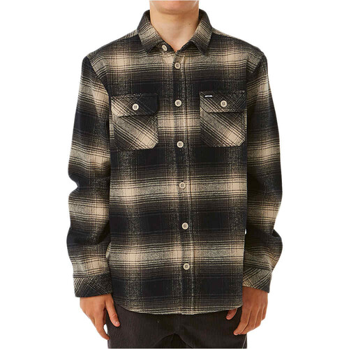 Rip Curl camiseta manga larga niño COUNT FLANNEL NEGRO