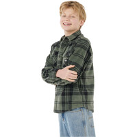 Rip Curl camiseta manga larga niño FUN TIMES POLAR VERDE vista detalle