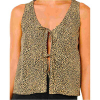 Rip Curl camiseta tirantes mujer ANIMAL INSTINCTS MARRON vista detalle