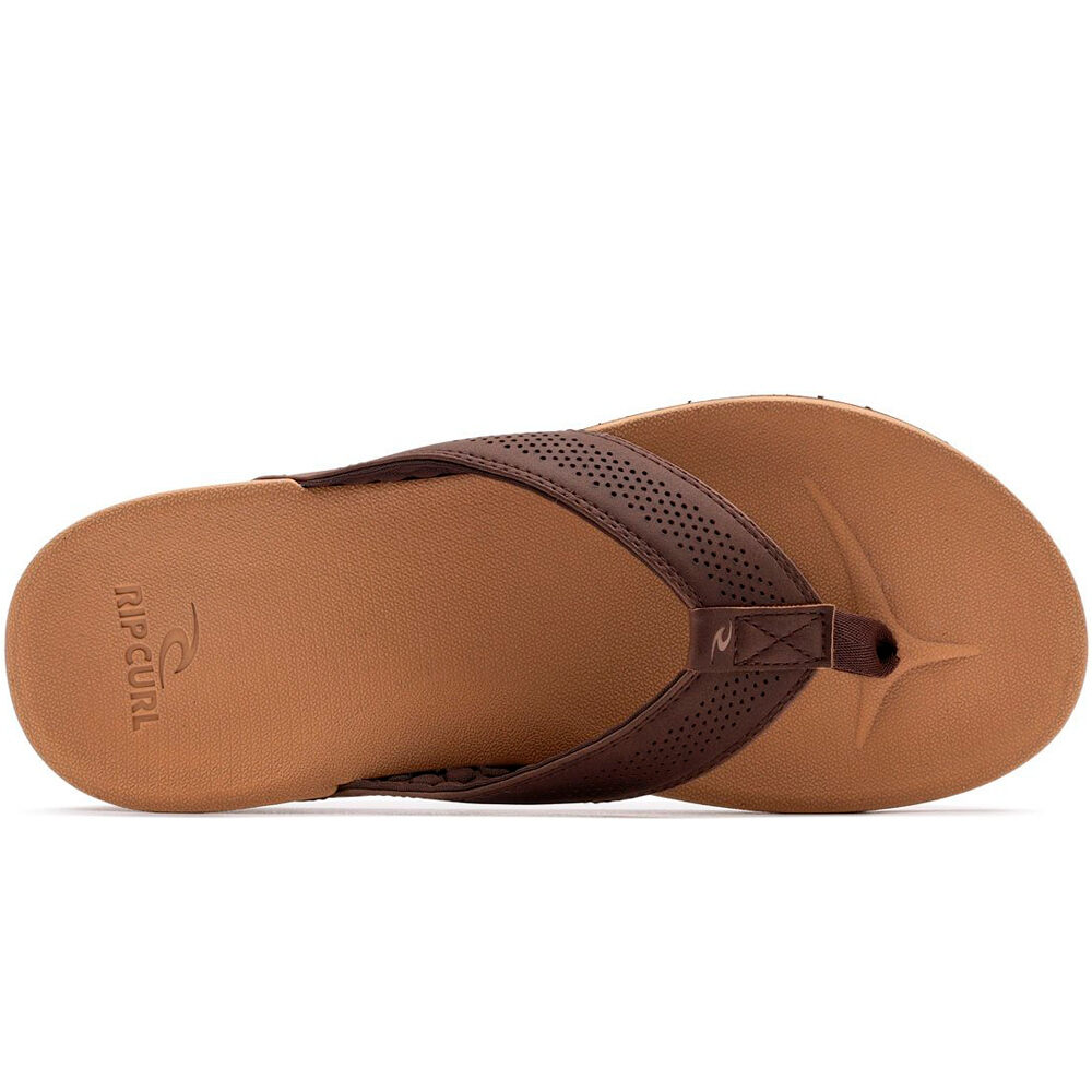 Rip Curl chanclas hombre CHIBA 2.0 MARRON vista superior