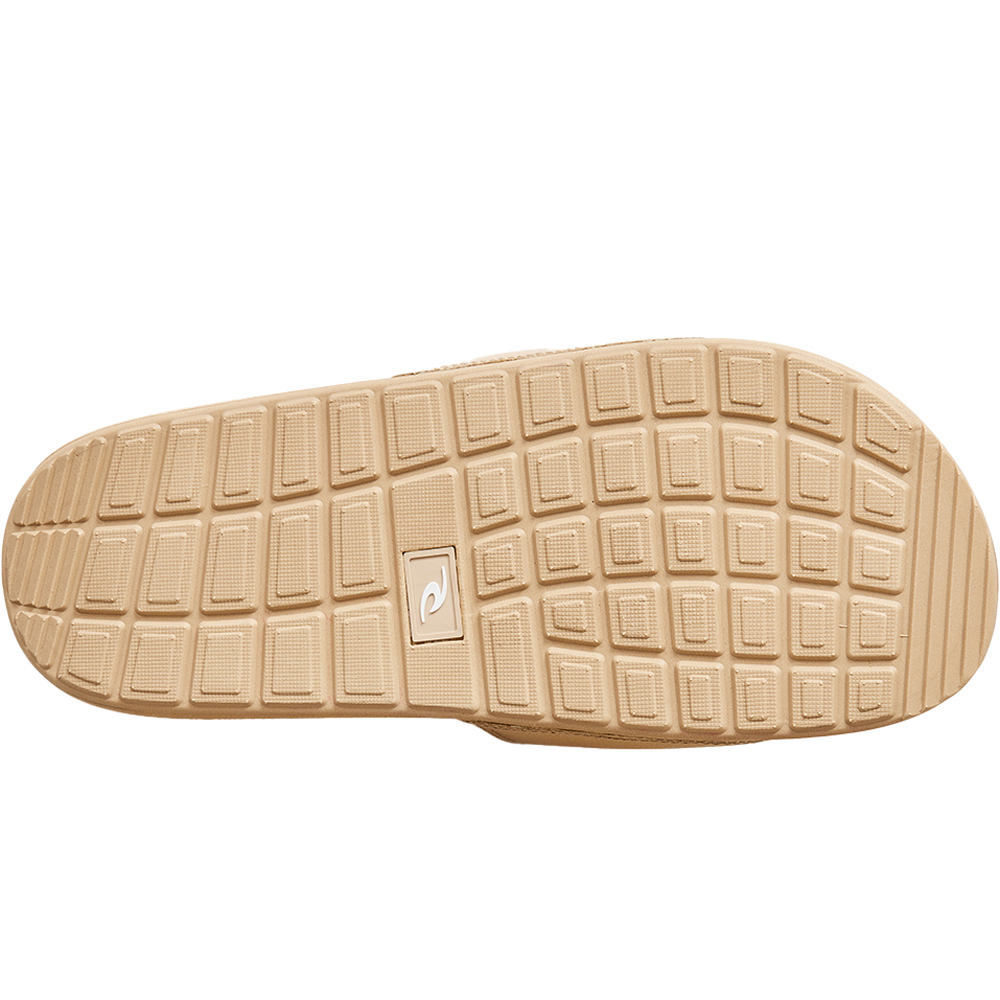 Rip Curl chanclas hombre CLASSIC BLOOM SLIDE MARRON vista trasera