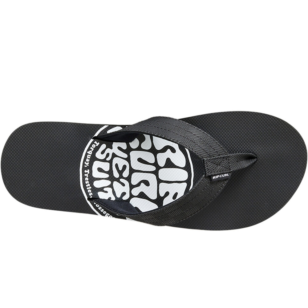 Rip Curl chanclas hombre RIPPER BLANCO vista trasera