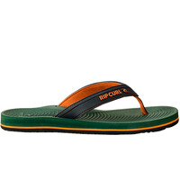 Rip Curl chanclas hombre TUNNELS BLOOM VERDE lateral exterior