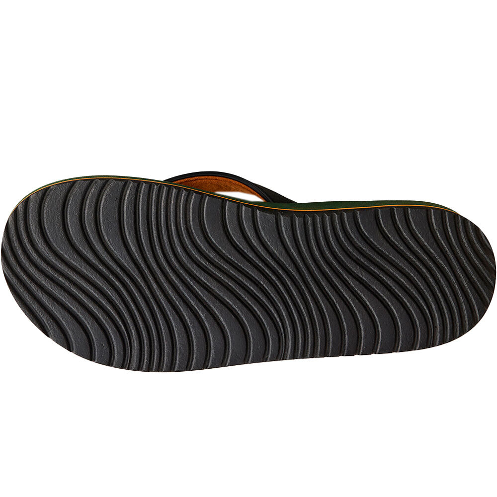 Rip Curl chanclas hombre TUNNELS BLOOM VERDE puntera