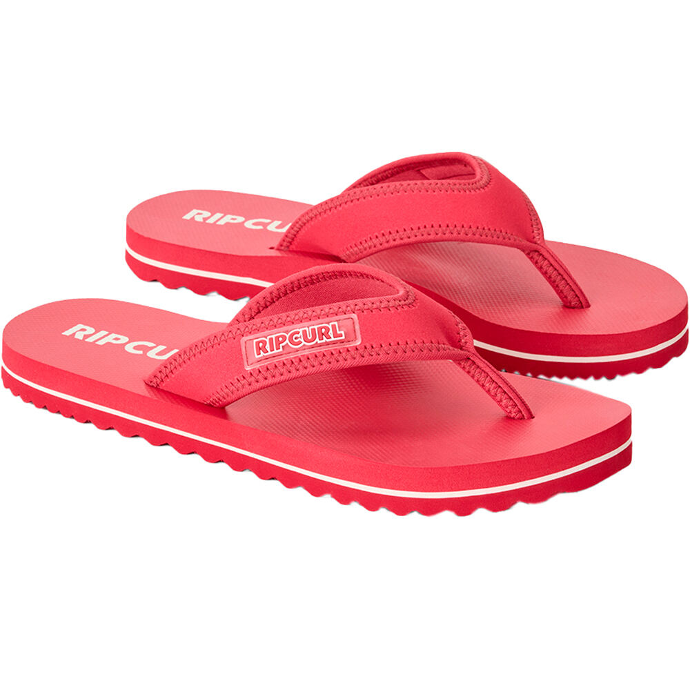 Rip Curl chanclas mujer FLORIDA BLOOM ROJO lateral interior