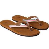 Rip Curl chanclas mujer FREEDOM AZUL lateral interior
