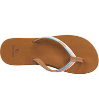 Rip Curl chanclas mujer FREEDOM AZUL vista superior