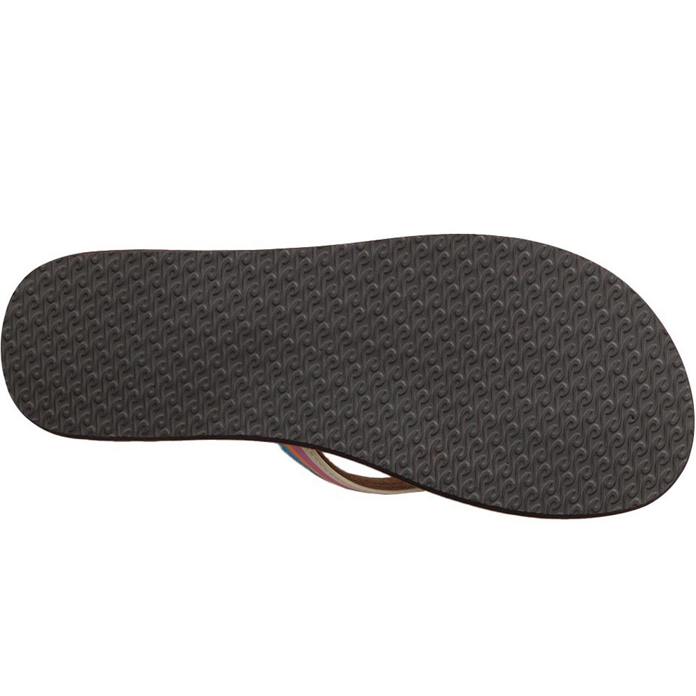 Rip Curl chanclas mujer FREEDOM AZUL vista trasera