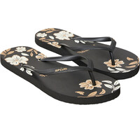 Rip Curl chanclas mujer MIXED BLOOM NEGRO lateral interior