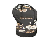 Rip Curl chanclas mujer MIXED BLOOM NEGRO puntera