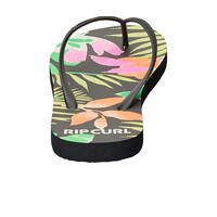 Rip Curl chanclas mujer MIXED BLOOM NEGRO puntera