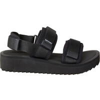 Rip Curl chanclas mujer NEWQUAY BLOOM NEGRO lateral exterior