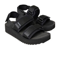 Rip Curl chanclas mujer NEWQUAY BLOOM NEGRO lateral interior