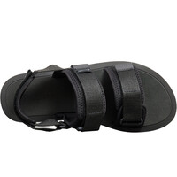 Rip Curl chanclas mujer NEWQUAY BLOOM NEGRO vista superior